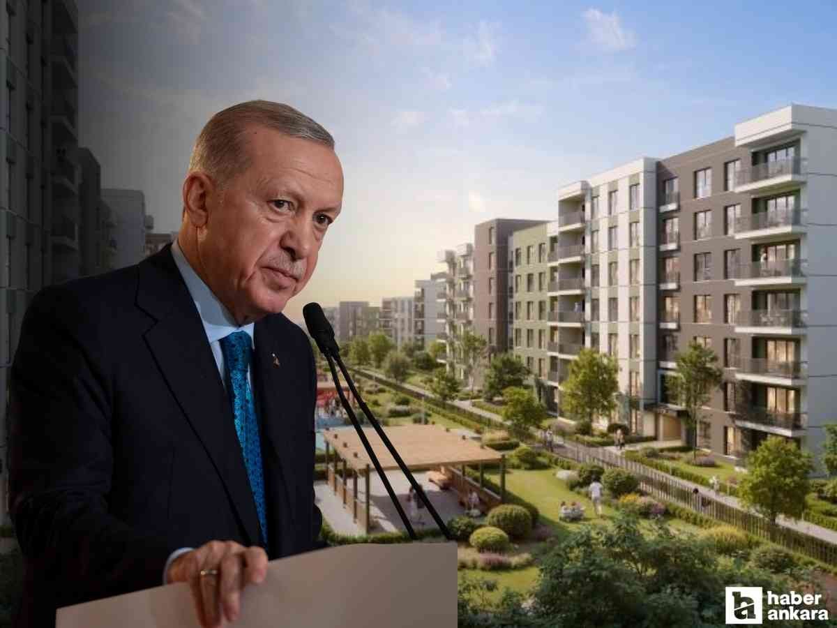 Cumhurbaşkanı Erdoğan'dan yeni sosyal konut projesi açıklaması!