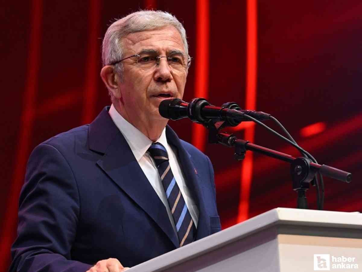 Ankara Büyükşehir Belediye (ABB) Başkanı Mansur Yavaş'tan 29 Ekim Cumhuriyet Bayramı mesajı