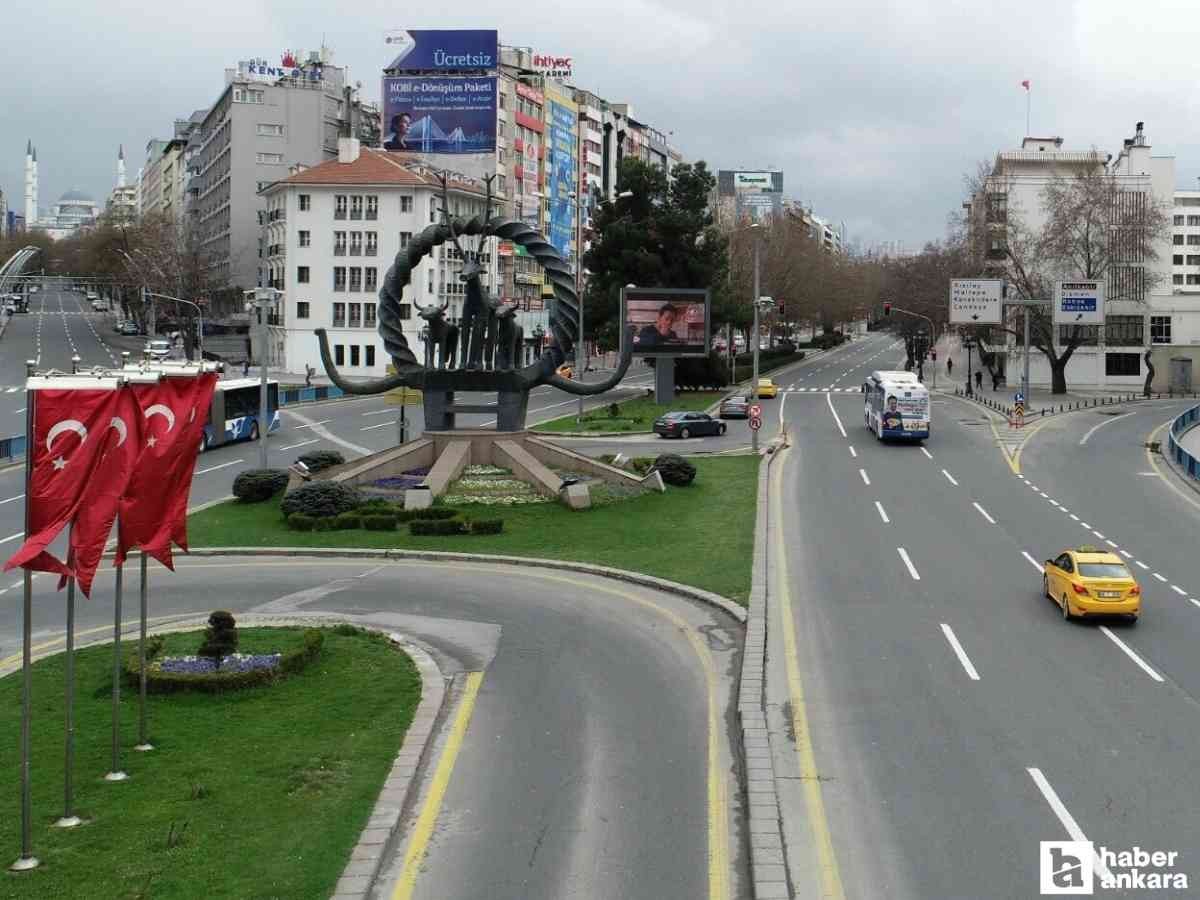 Başkentte 29 Ekim Cumhuriyet Bayramı kutlamaları sebebi ile bazı yollar trafiğe kapatılacak
