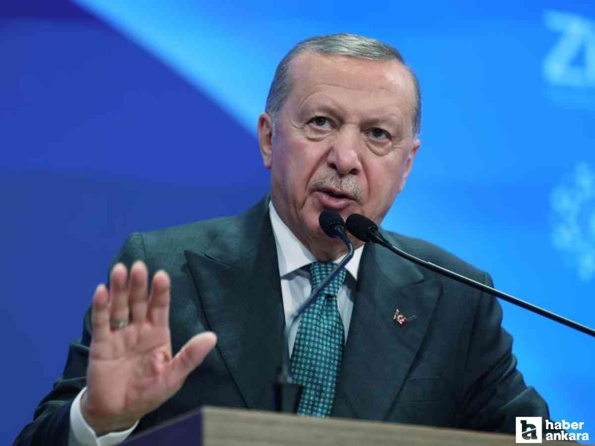 Cumhurbaşkanı Erdoğan'dan düşen askeri kargo uçağına ilişkin açıklama