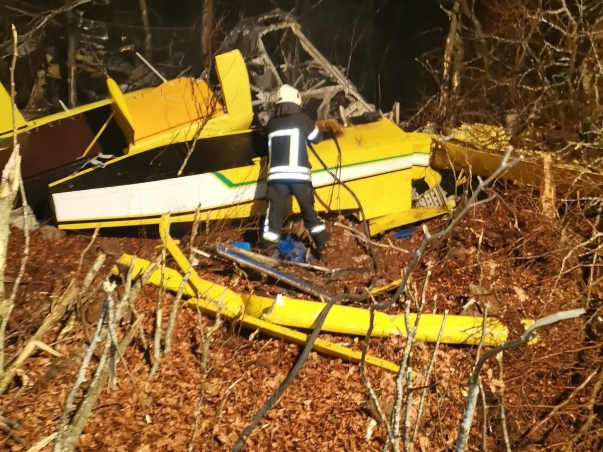 Türkiye’ye ait yangın söndürme uçağı Hırvatistan’da düştü, pilotumuz şehit oldu