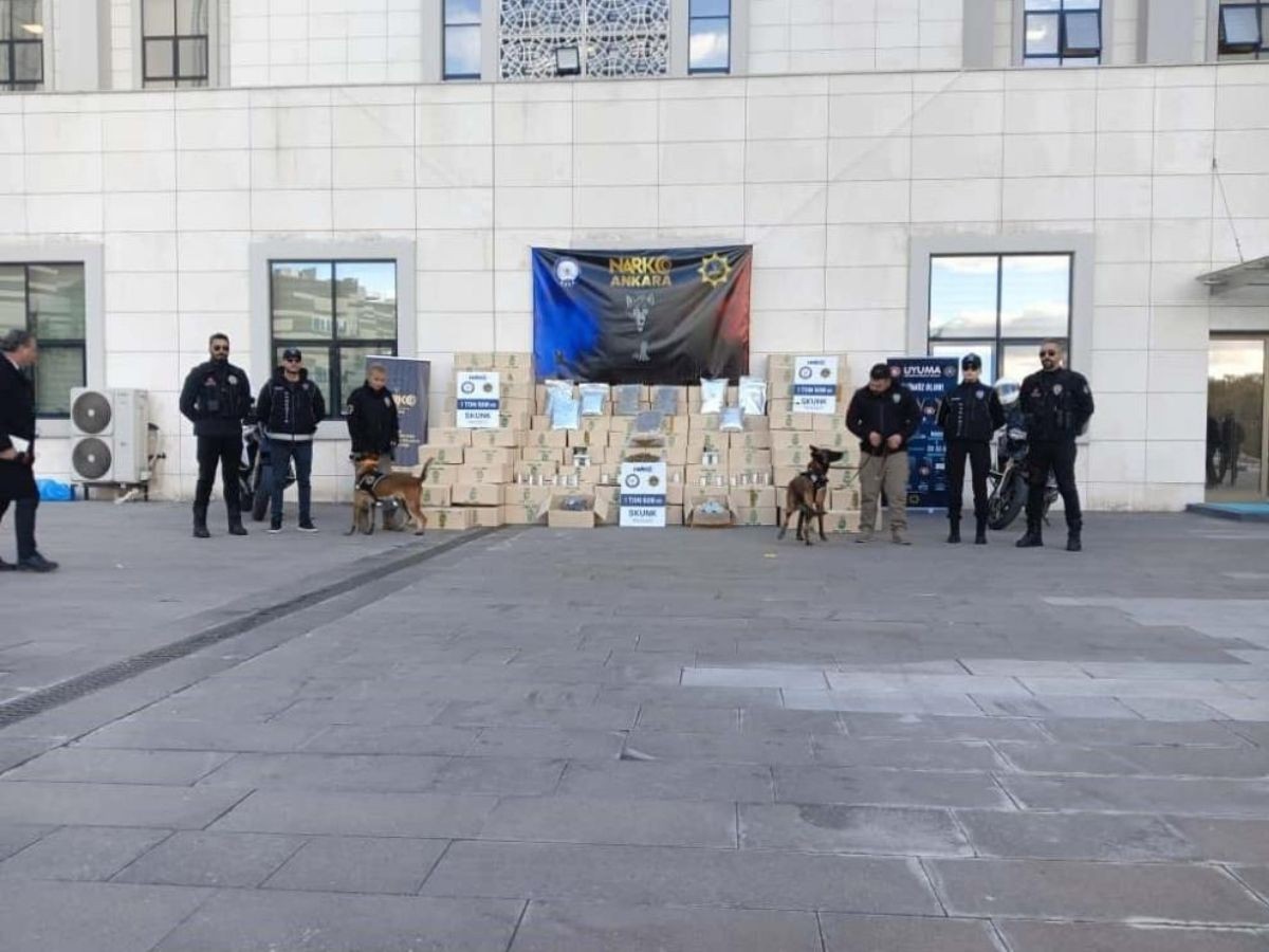 Ankara Emniyet Müdürlüğü'nden 1 milyar liralık yasaklı madde operasyonu!