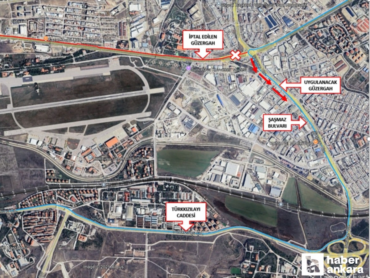 EGO, Etimesgut Havalimanı çalışmaları için 21 hattı güzergahını değiştirdi