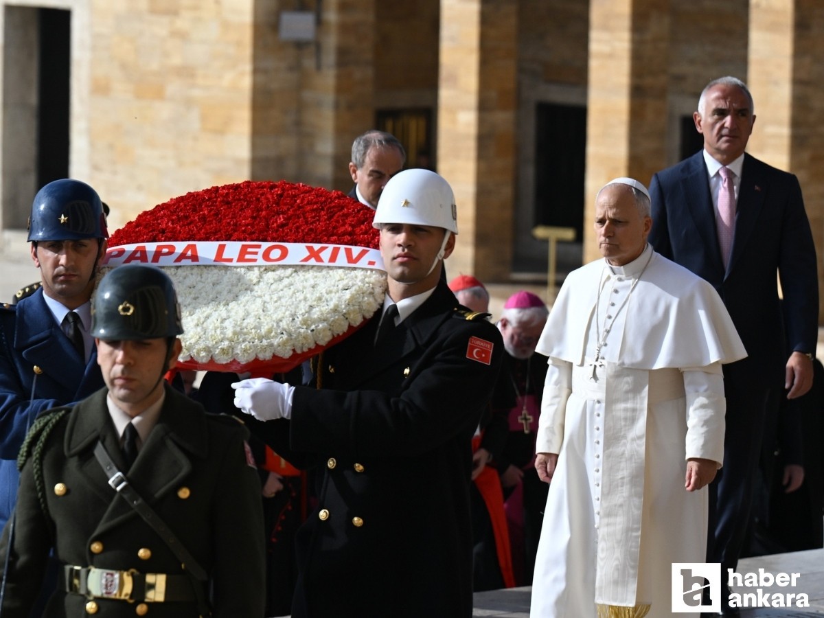 Vatikan Devlet Başkanı Papa 14. Leo Anıtkabir'de!