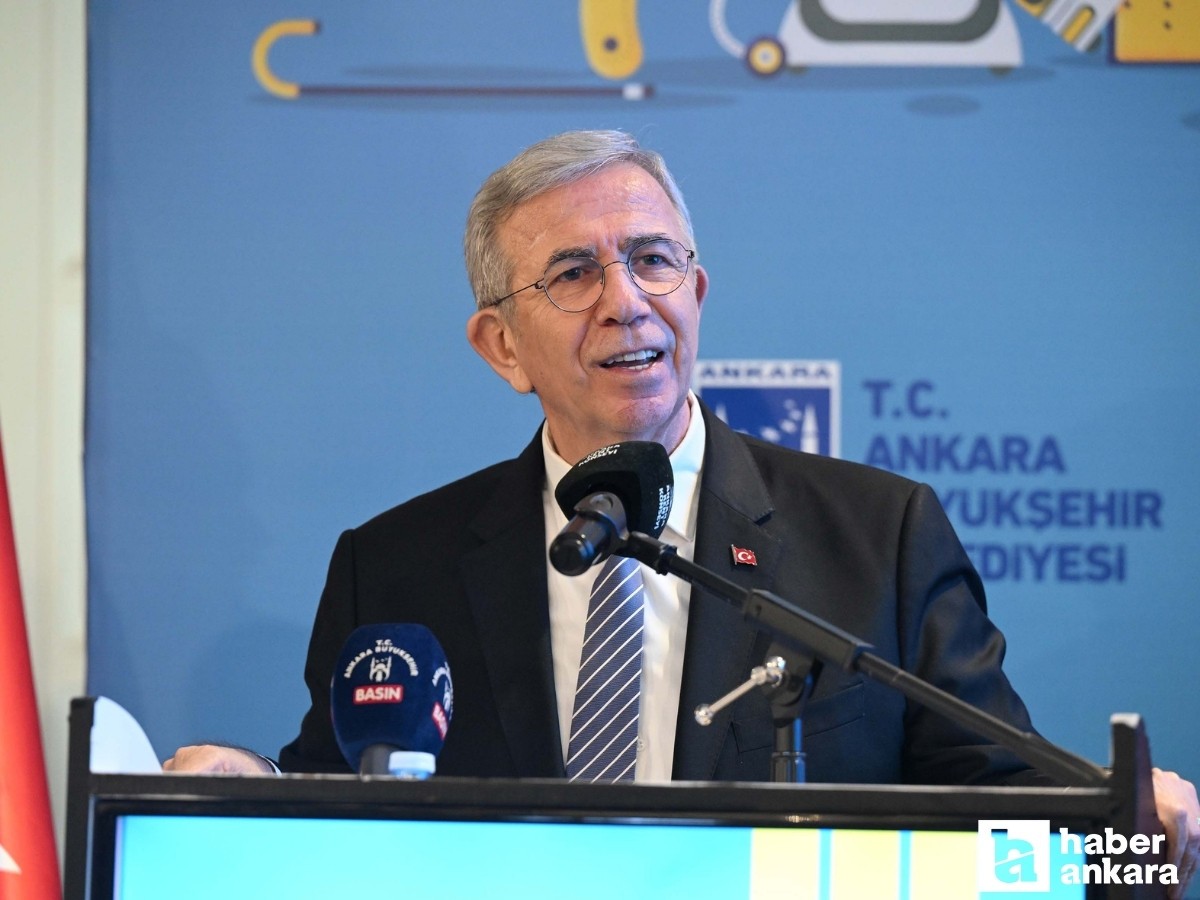 Mansur Yavaş toplu ulaşımda 'Sesli anons ve uzaktan asansör takibini' duyurdu