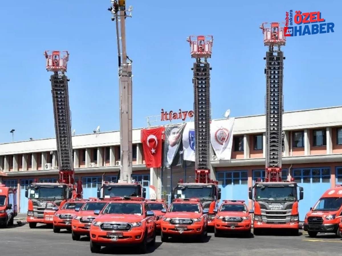 Ankara itfaiyesi'nin filosu güçleniyor: ABB'den 22 yeni itfaiye aracı alımı!