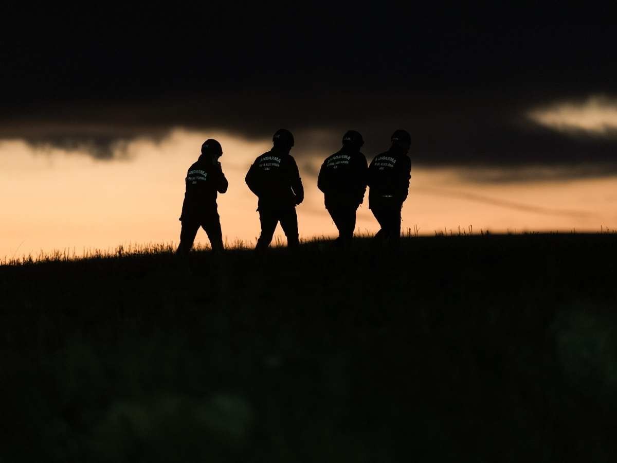 Haymana'da Libya askeri heyetini taşıyan jetin enkazındaki çalışmalar sürüyor