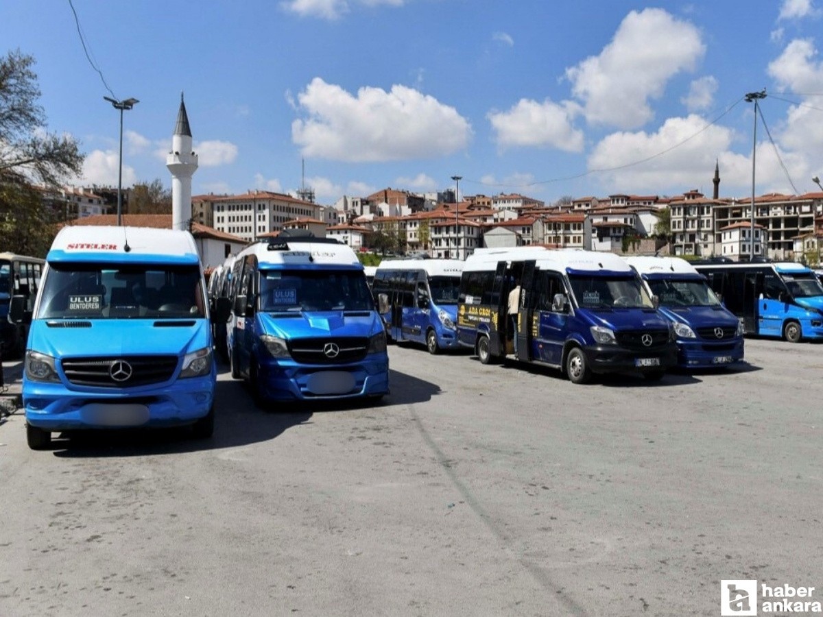 Başkentte dolmuş ücretlerine zam: İndi-bindi 40 TL oldu!