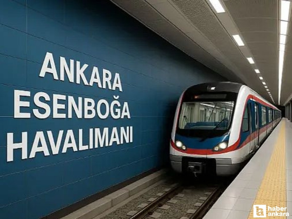 Esenboğa Havalimanı Metro Hattı ihalesinin birinci çeyrekte yapılması planlanıyor!
