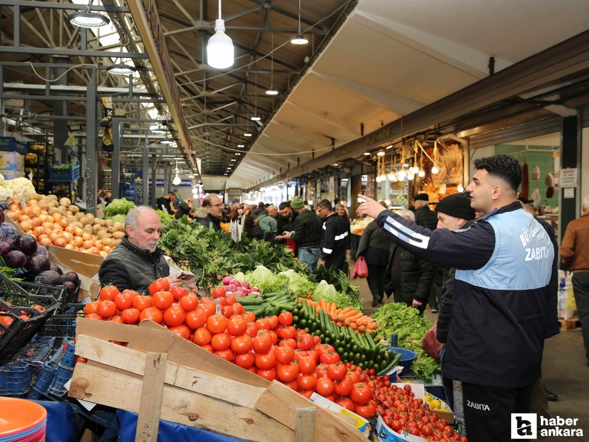 Ankara Zabıtası, Ulus Hali ve çevresindeki gıda işletmelerini denetledi
