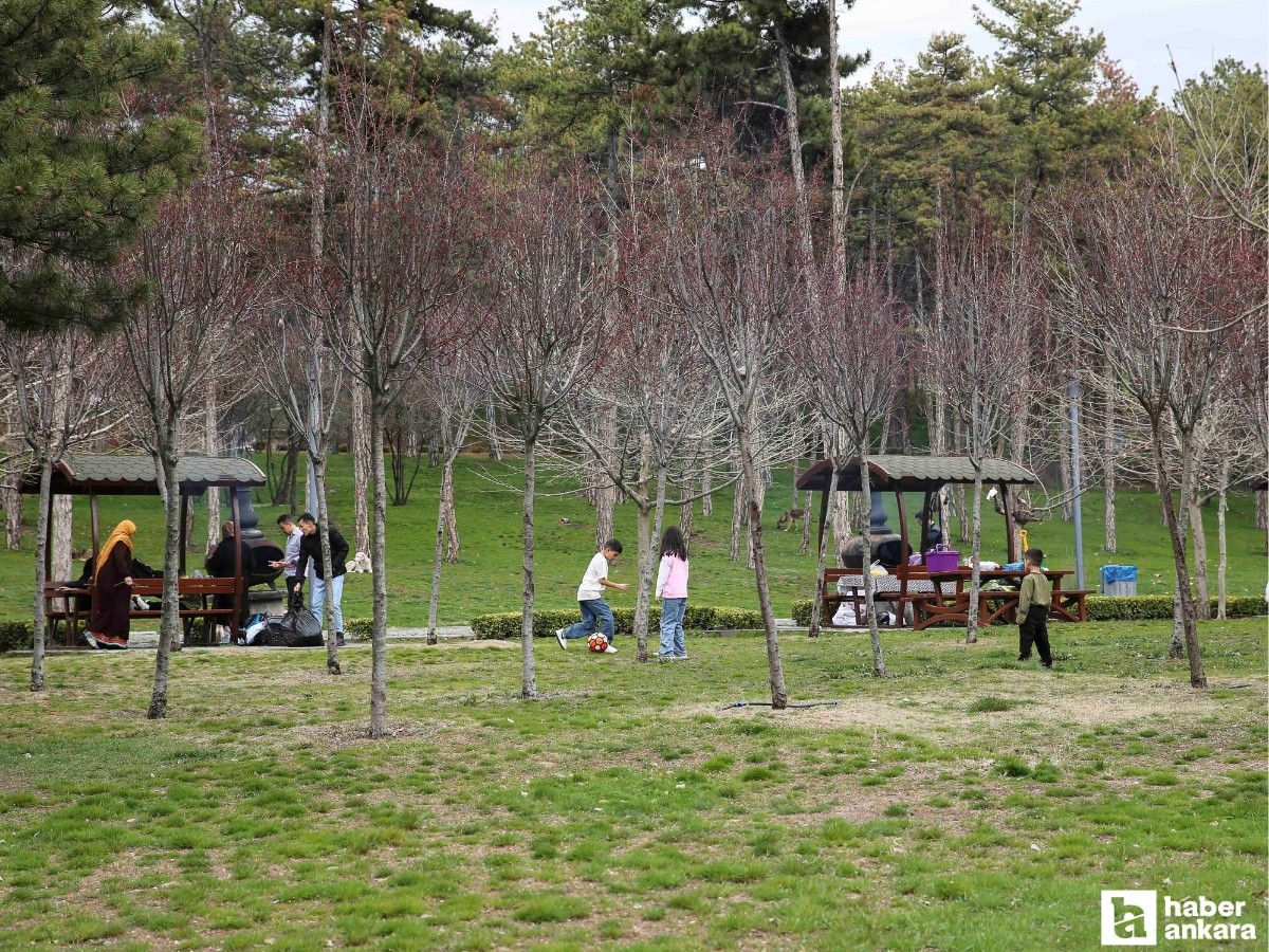 Başkentliler bayramın tadını mesire alanlarında çıkardı