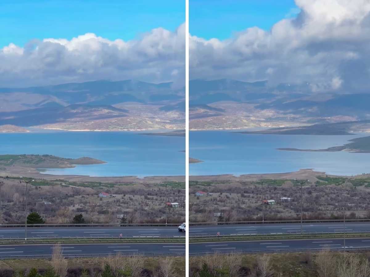 Çamlıdere Barajı'nın son görüntüleri paylaşıldı