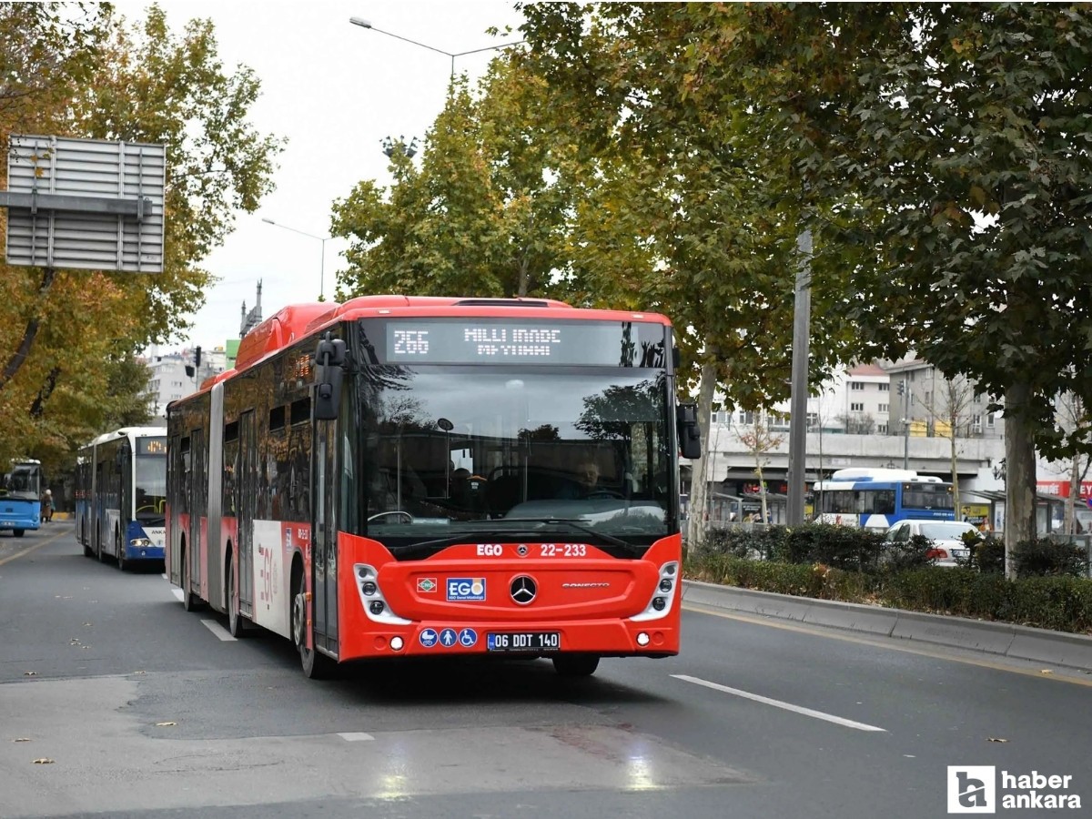 EGO duyurdu: Otobüsler geçici olarak 14 durağa hizmet veremeyecek