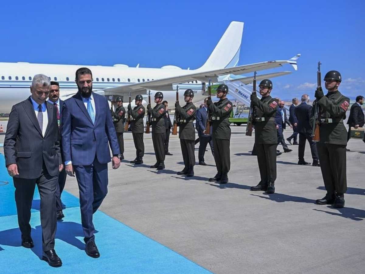 Suriye Cumhurbaşkanı Şara, NATO kapsamında Ankara'ya geldi!