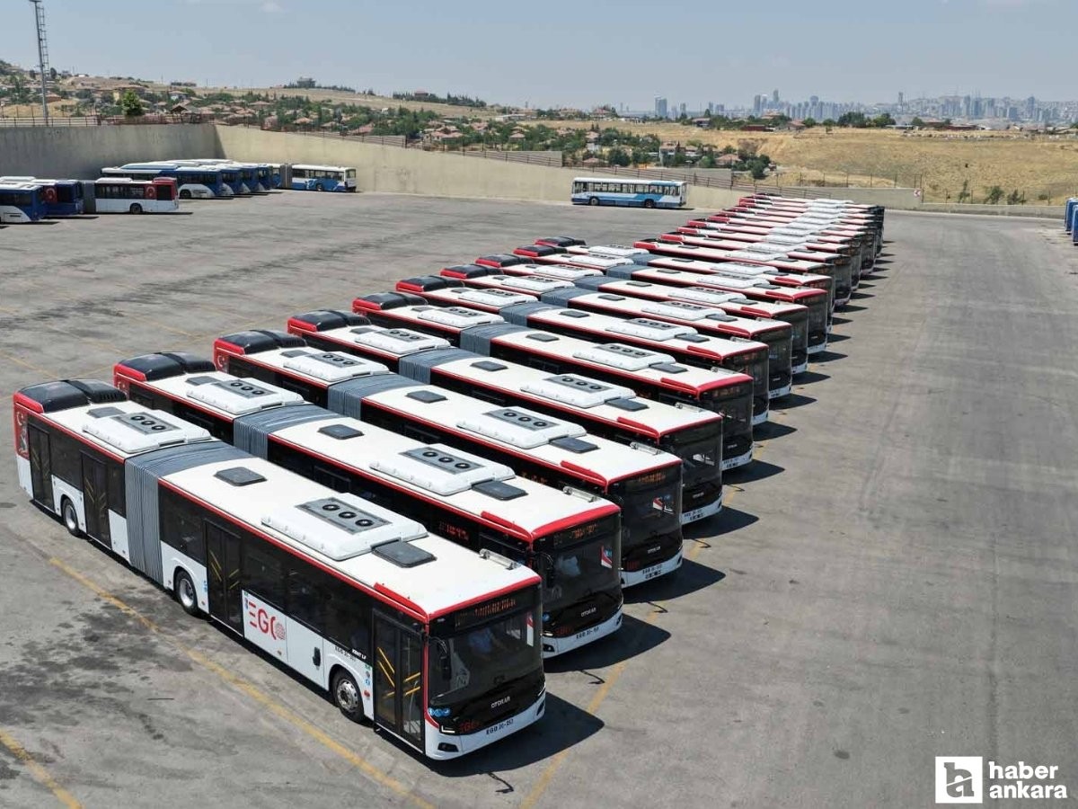 EGO filosunu güçlendirmeye devam ediyor: 20 yeni otobüs alındı!
