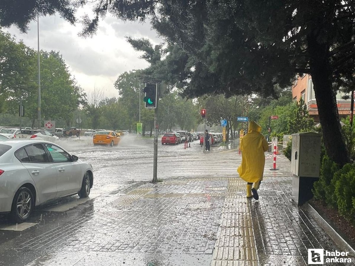 Başkentte gece saatlerinden itibaren sağanak yağış bekleniyor!