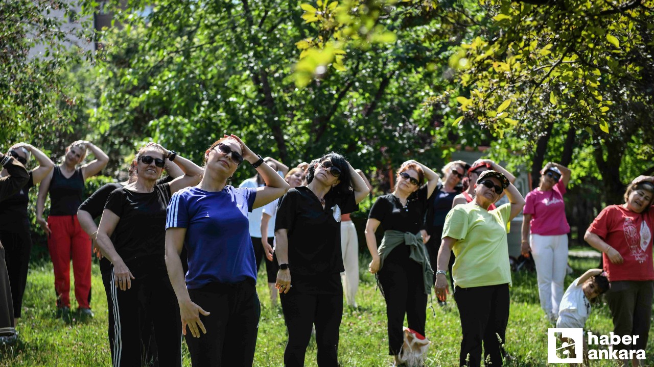 ABB'nin parklarda beraber spor yapma uygulaması bu senede başladı