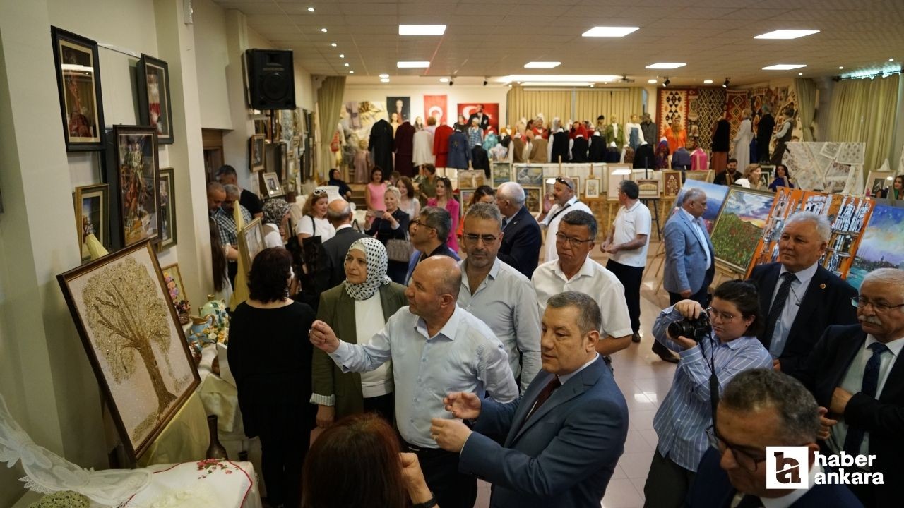 Ankara Polatlı Halk Eğitim Merkezinden yıl sonu sergisi