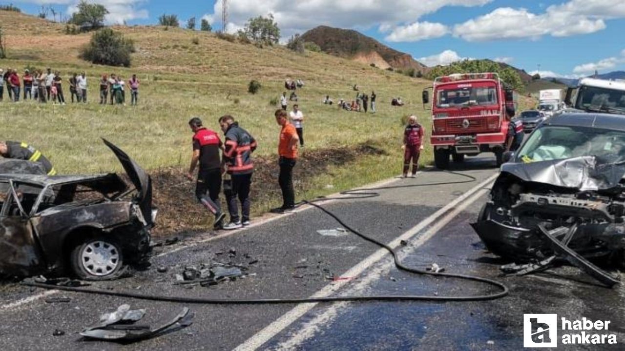 Çankırı'da trafik kazası! 1 kişi hayatını kaybetti