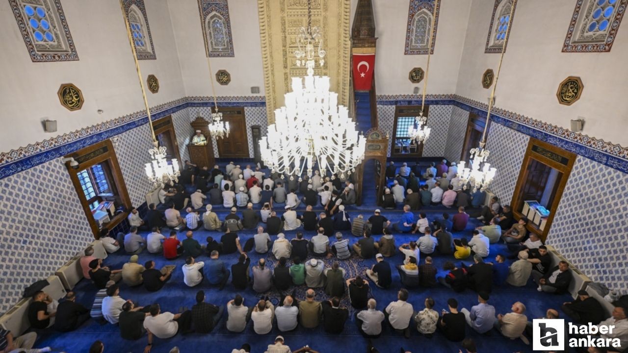 Ankara'da bayram namazı kılındı
