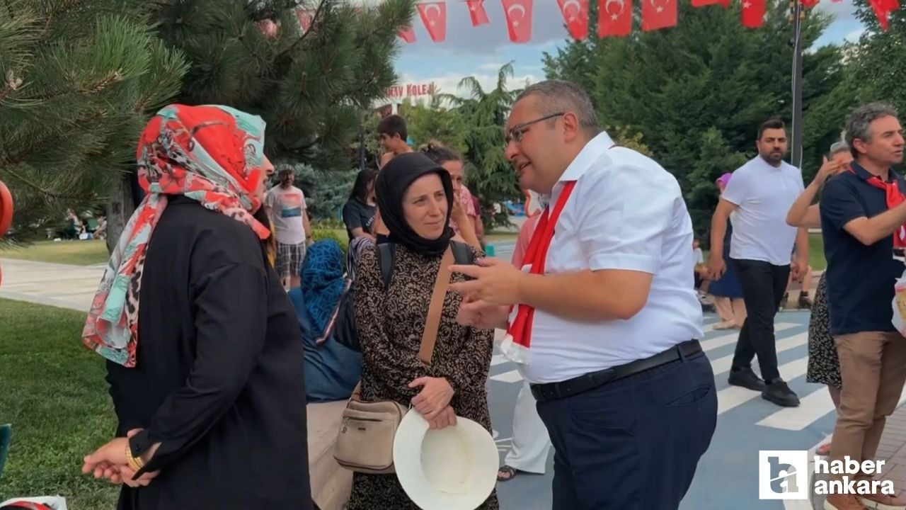 Keçiören Belediye Başkanı Özarslan Ihlamur Vadisi’nde vatandaşlarla buluştu