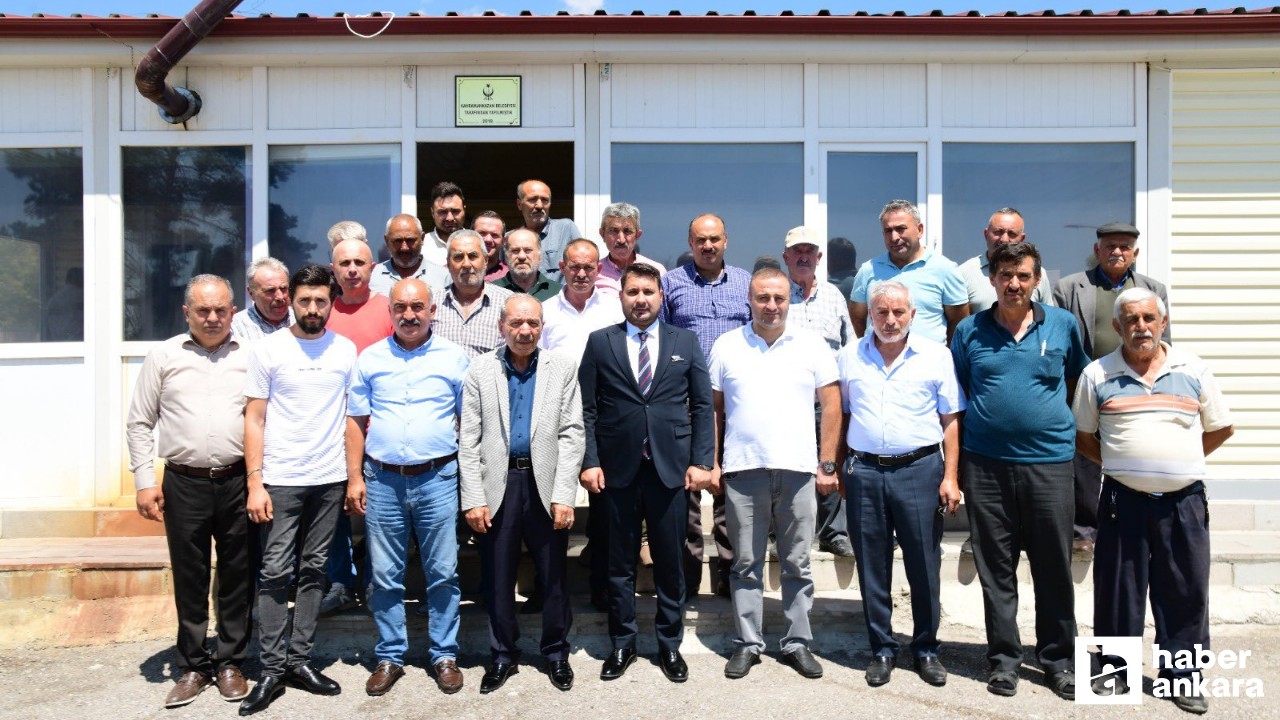 Kahramankazan Belediye Başkanı Çırpanoğlu minibüs esnafı ile bir araya geldi
