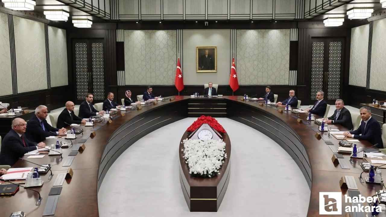 Eylül ayının ilk kabine toplantısı bugün yapılacak