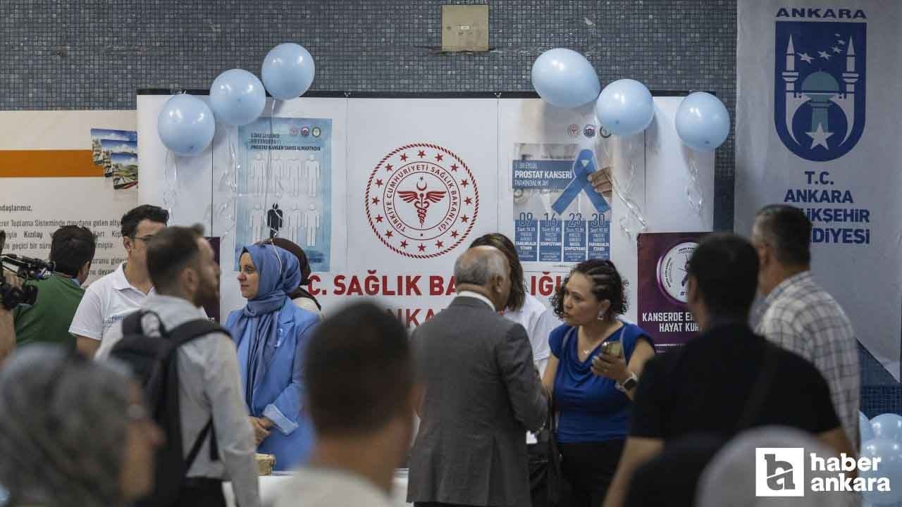 Kızılay Metro İstasyonu'nda Prostat Kanseri Farkındalık Ayı etkinliği yapıldı