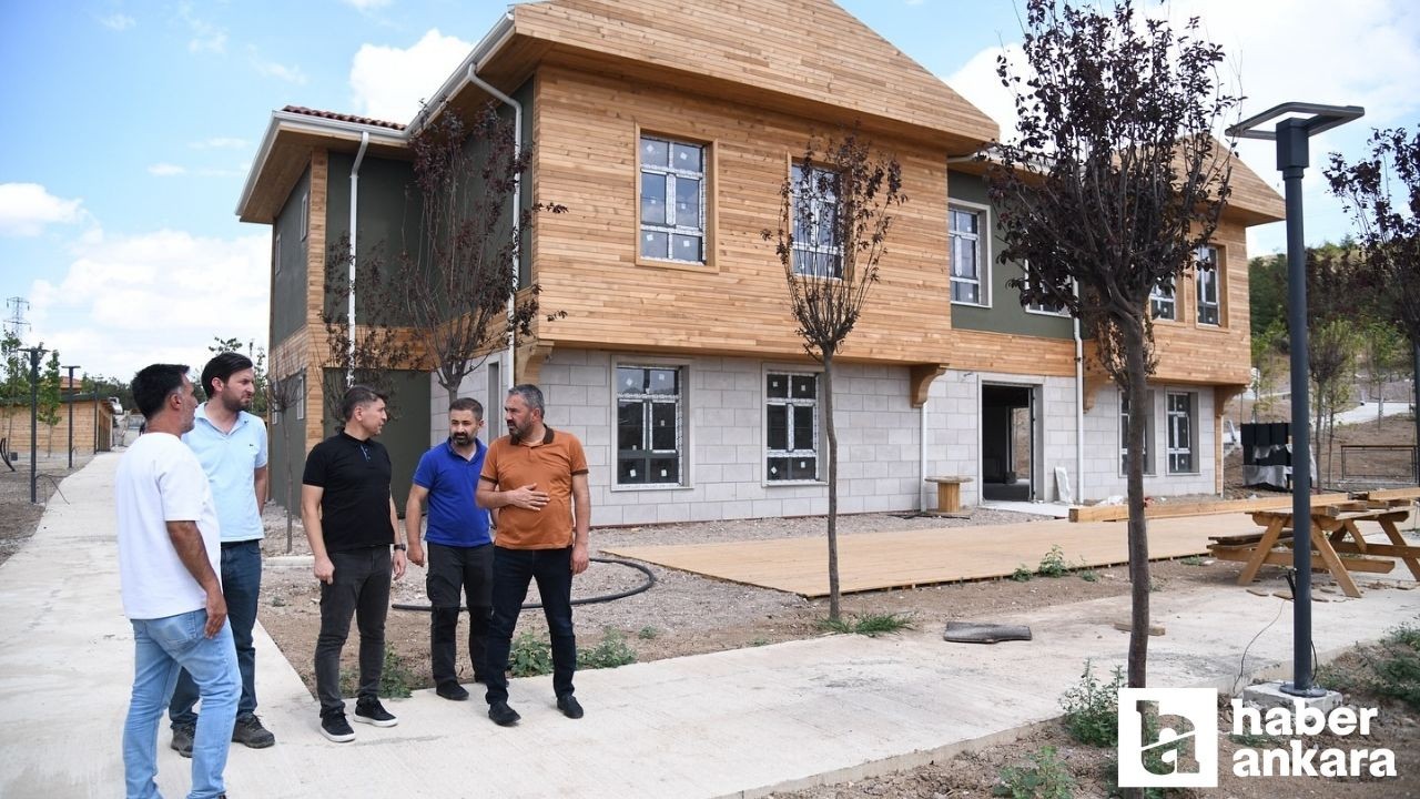 Pursaklar Belediyesi ve TOKİ iş birliğiyle Millet Bahçesi yapımı devam ediyor