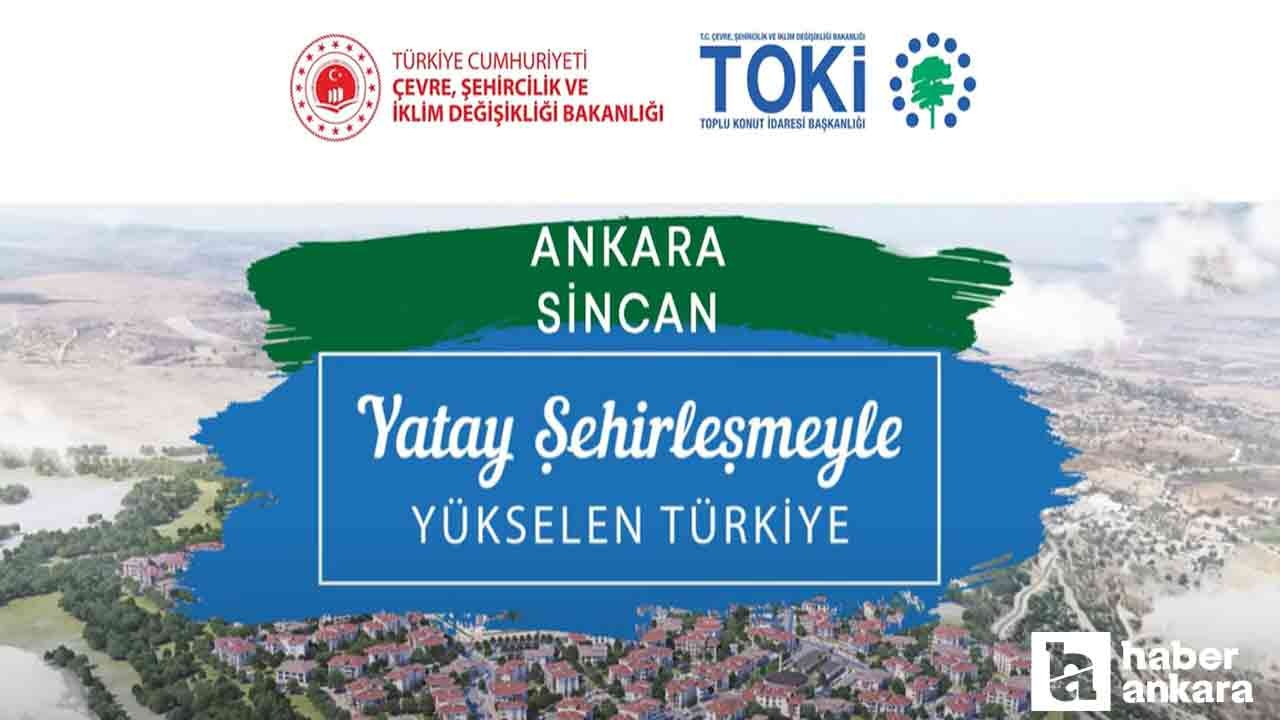 TOKİ Ankara Sincan Saraycık kura çekilişi sonuçları 2+1 3+1 isim listesi 2024