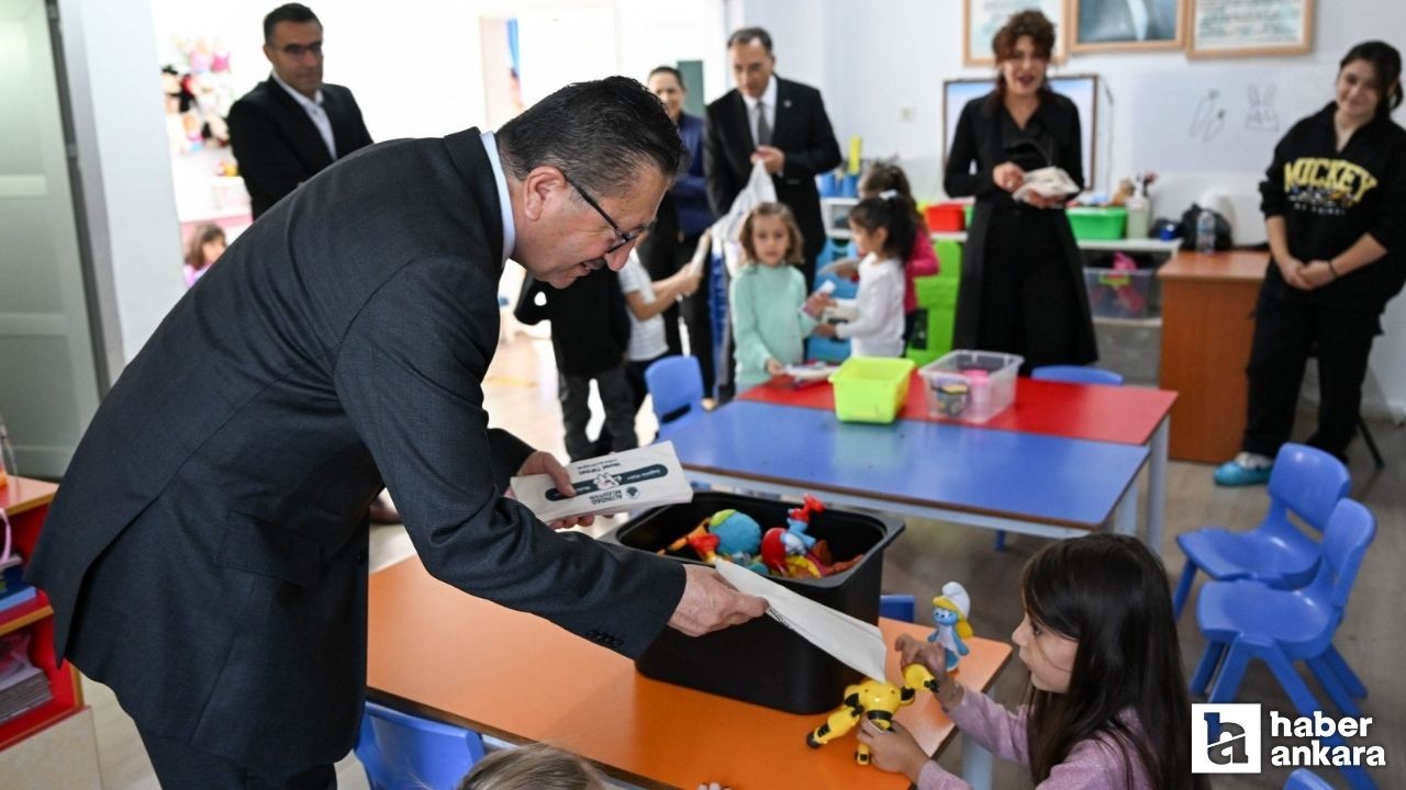 Altındağ Belediye Başkanı Tiryaki'den öğrencilere diş sağlığı seti