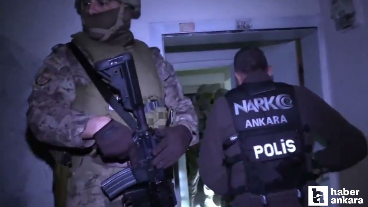 Ankara Keçiören'de Narkogüç operasyonu: 1 gözaltı
