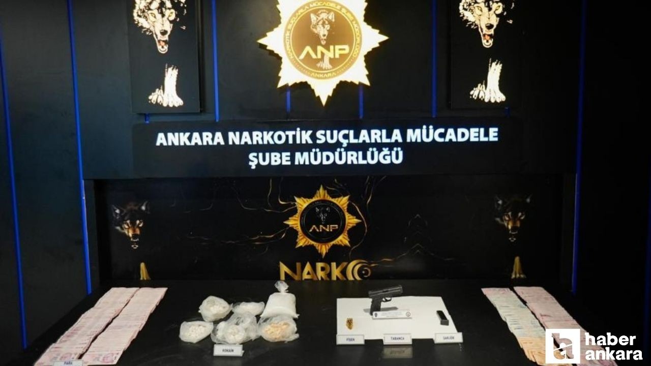 Ankara’daki narkotik operasyonunda 5 kişi gözaltına alındı