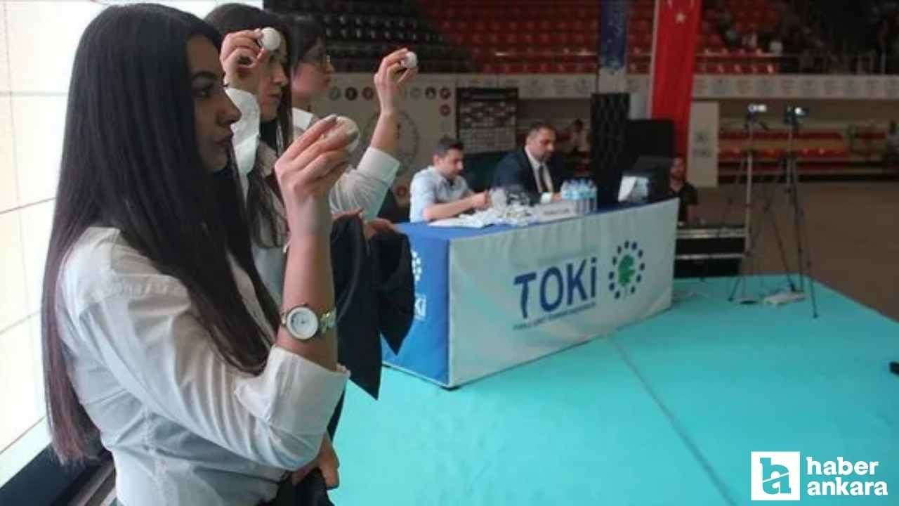 TOKİ Ankara Çubuk 503 konut projesi 2+1 3+1 kura sonuçları isim listesi 2024!