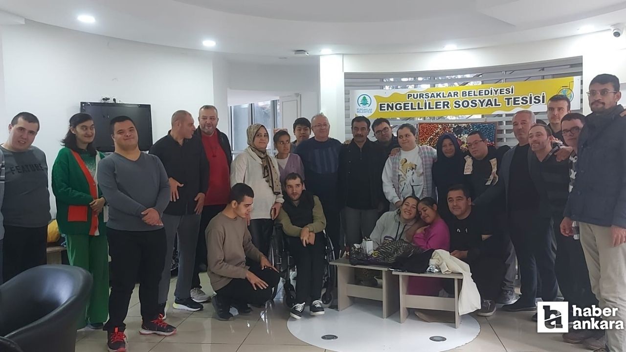 Pursaklar Belediyesi engelli bireylerin sosyalleşmesine destek oluyor