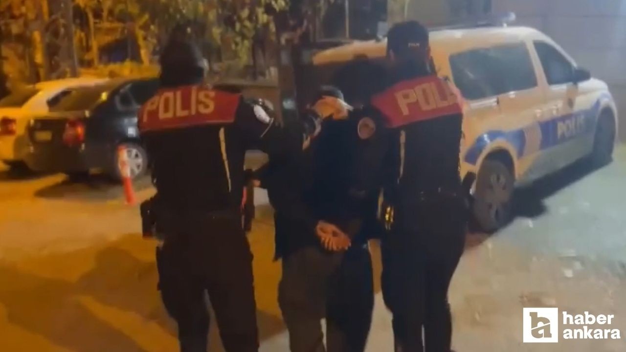Ankara'da otobüs sürücüsünü bıçakla tehdit eden kişi polisten kaçamadı