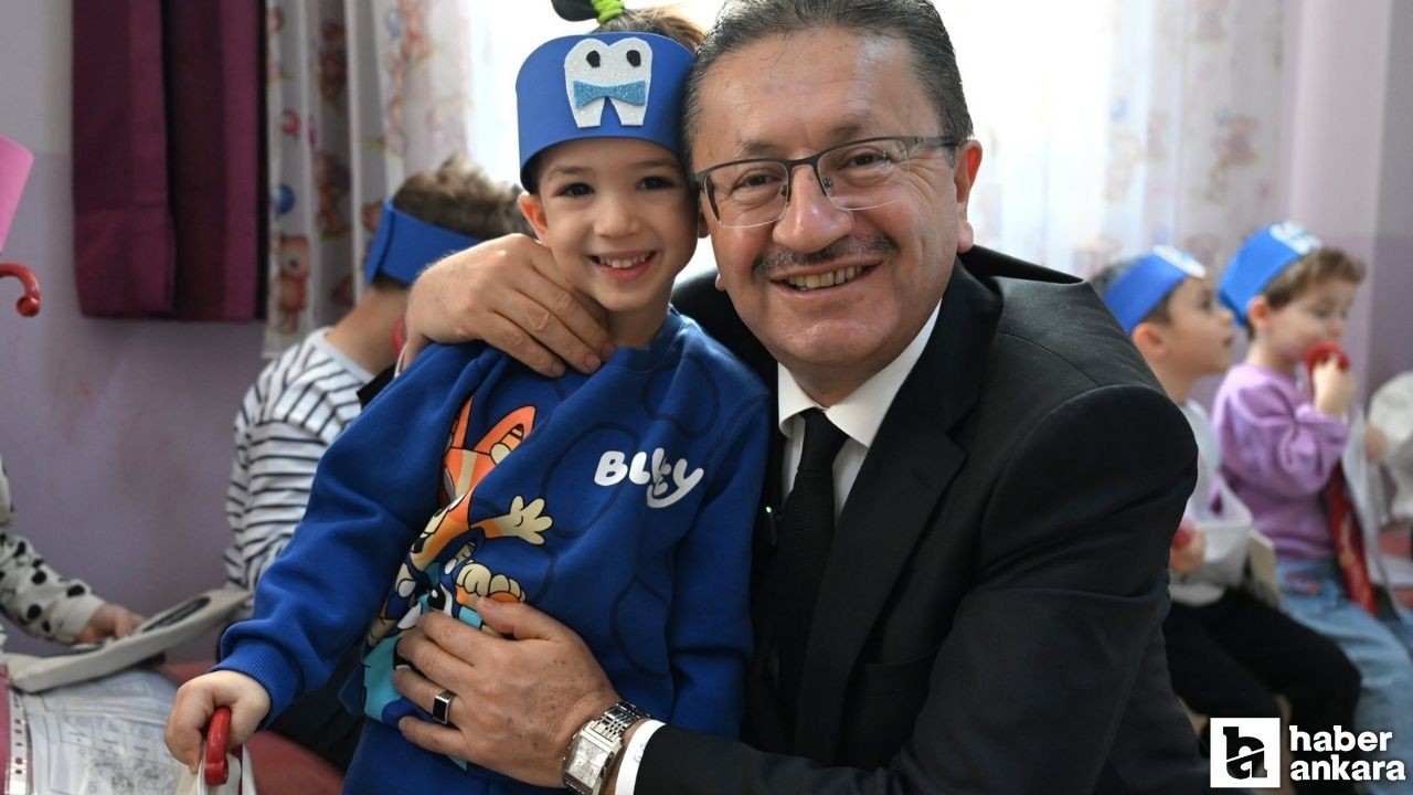 Altındağ Belediyesi kreş öğrencilerine ağız ve diş sağlığı taraması yaptı