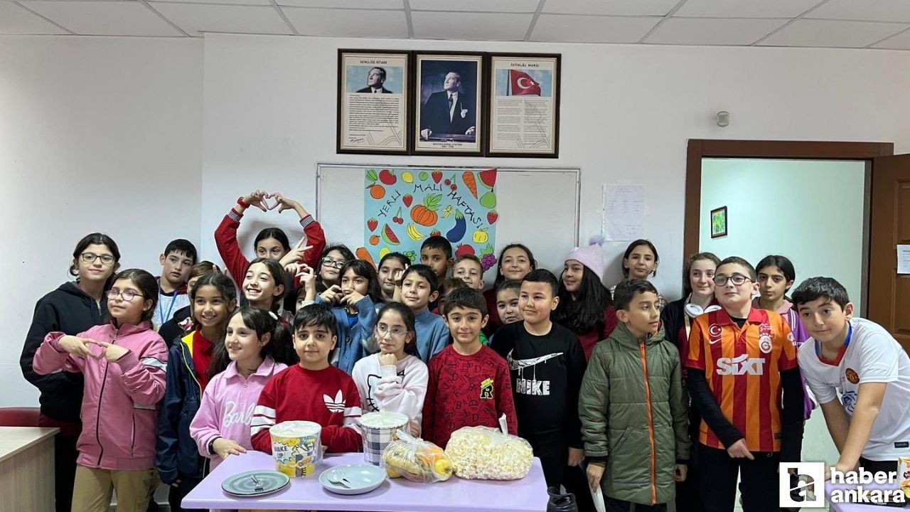 Keçiören Belediyesi eğitim merkezlerinde yerli malı haftası heyecanı!