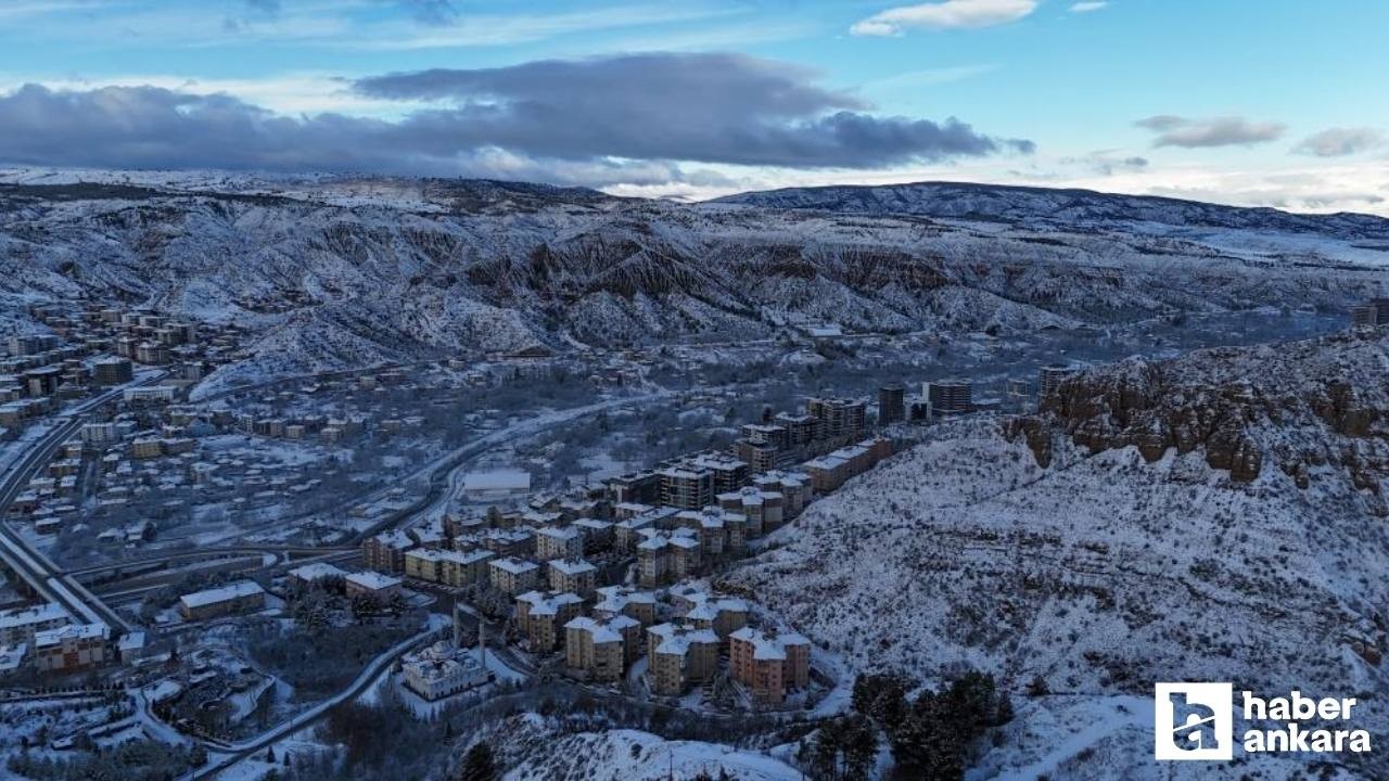Çankırı ve Çorum'da kar yağışı etkili oldu