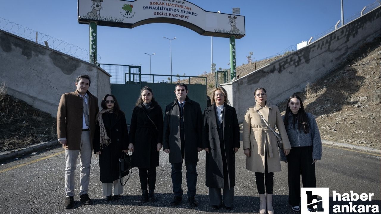 Ankara 2'Nolu Baro üyeleri Mamak hayvan barınağını ziyaret etti
