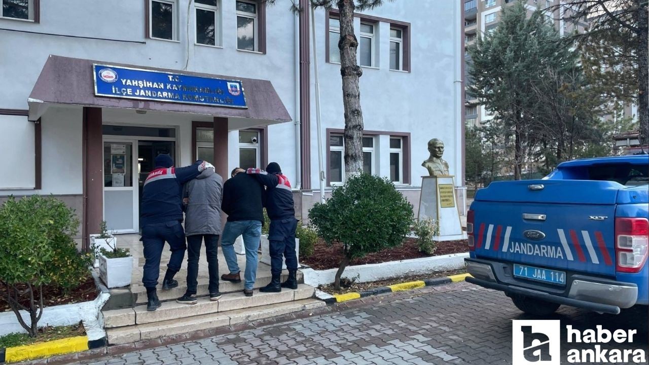 Kırıkkale’de JASAT ekipleri evden hırsızlık yaptığı iddiasıyla 2 zanlıyı yakaladı