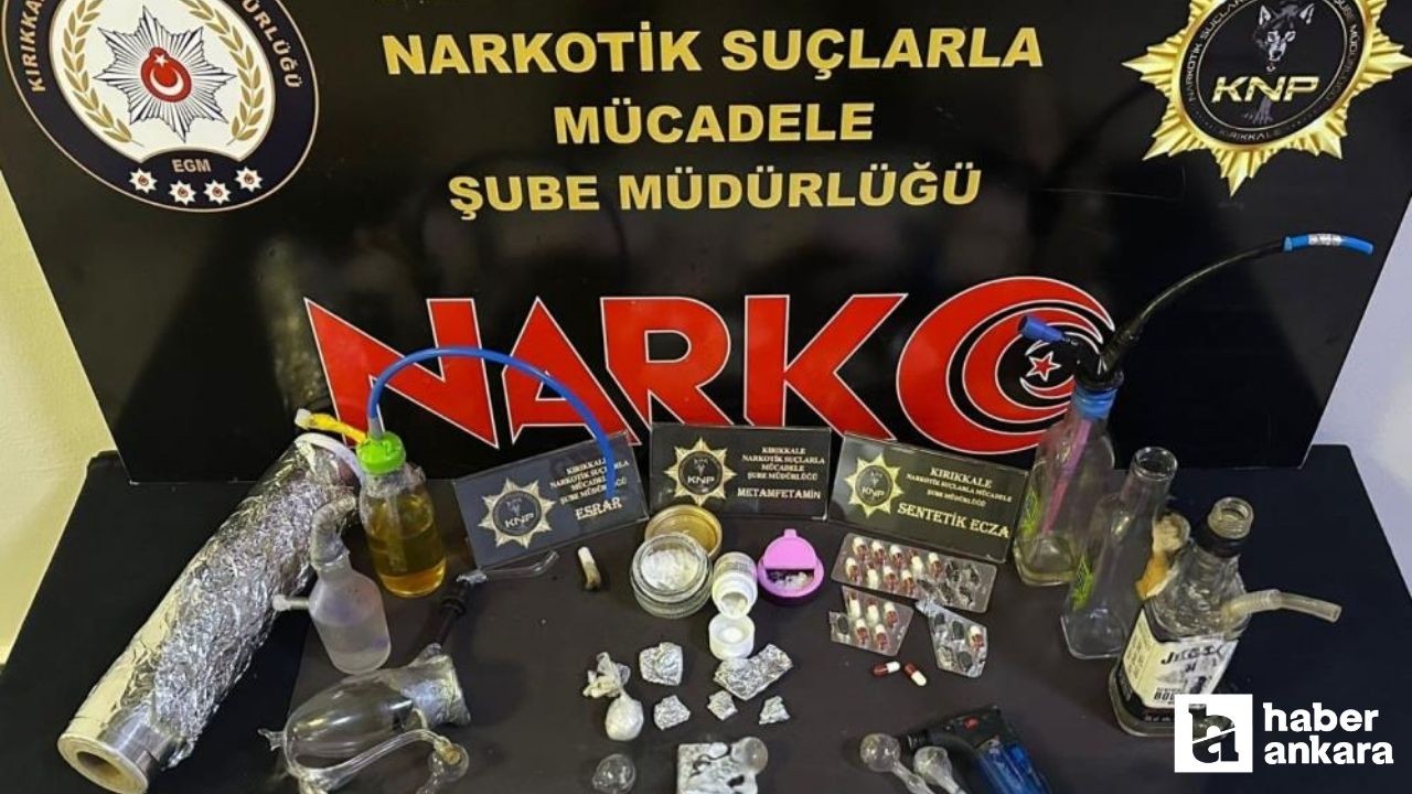 Kırıkkale'de yasaklı madde operasyonu: 5 zanlı tutuklandı