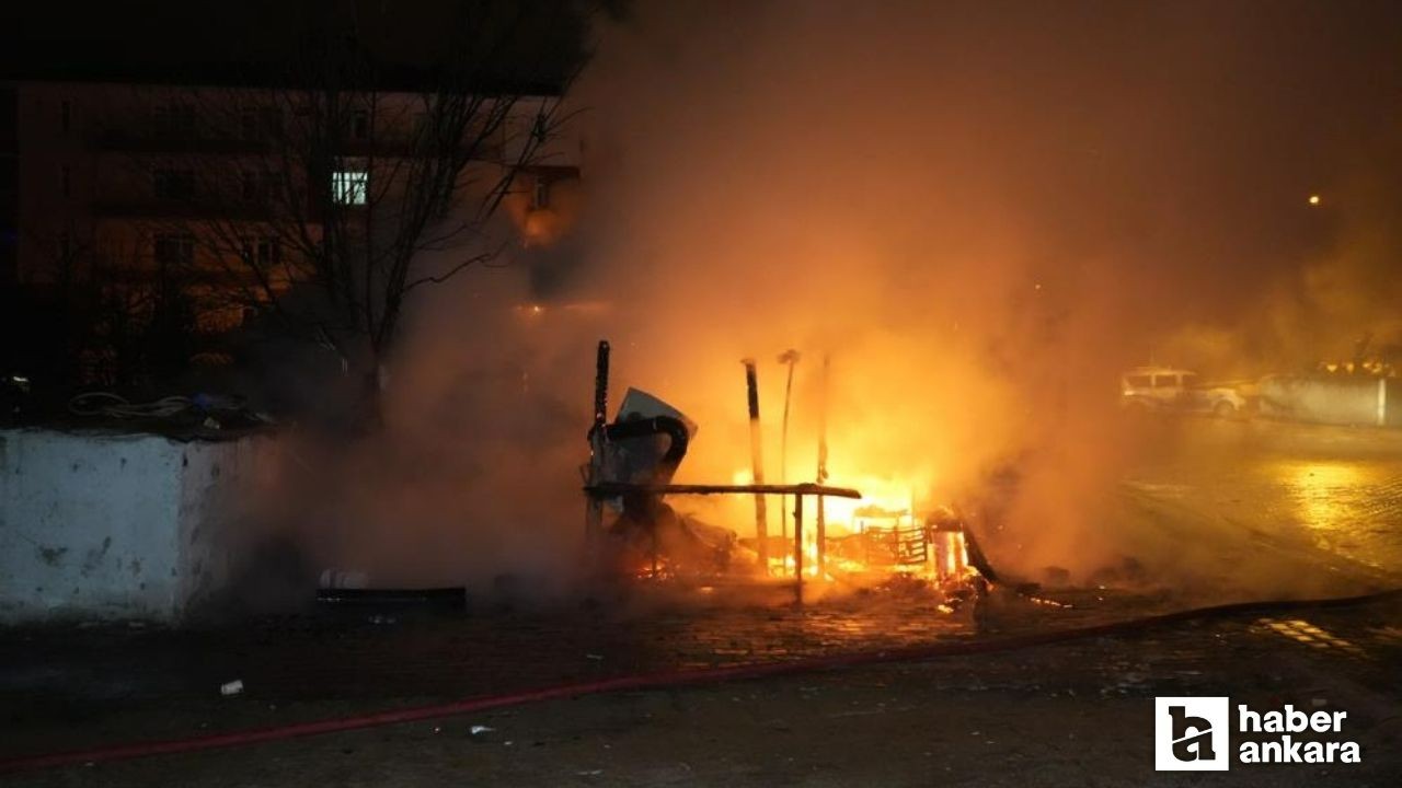 Kırıkkale'de soba yangını: Güvercinler yangından kurtarıldı