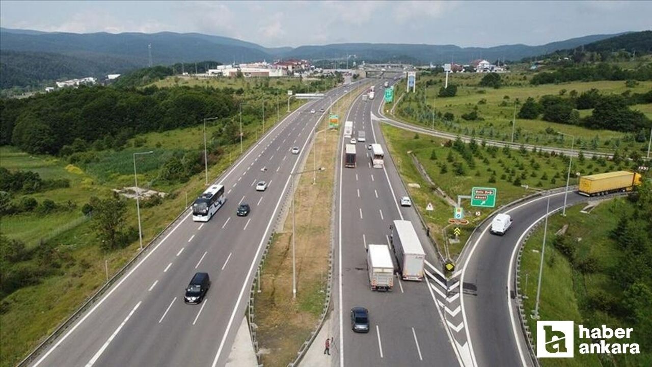 Milyonlarca sürücü Ankara-İstanbul otoyolunu kullandı