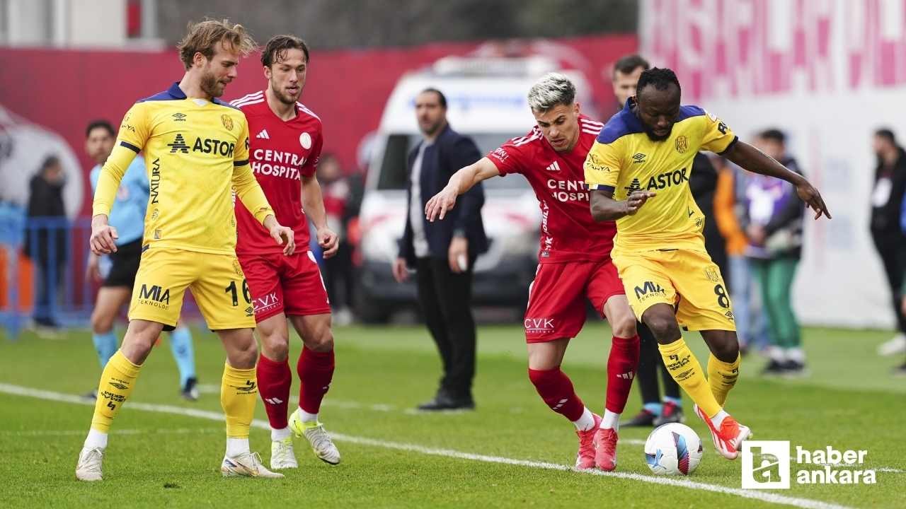 Ümraniyespor - MKE Ankaragücü maç sonucu: 2-1
