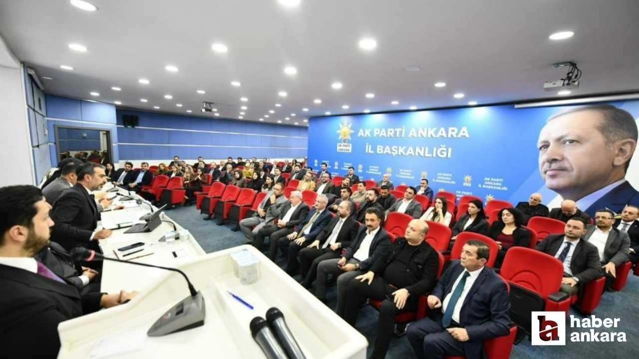 AK Parti Ankara İl Yürütme Kurulu listesi belli oldu