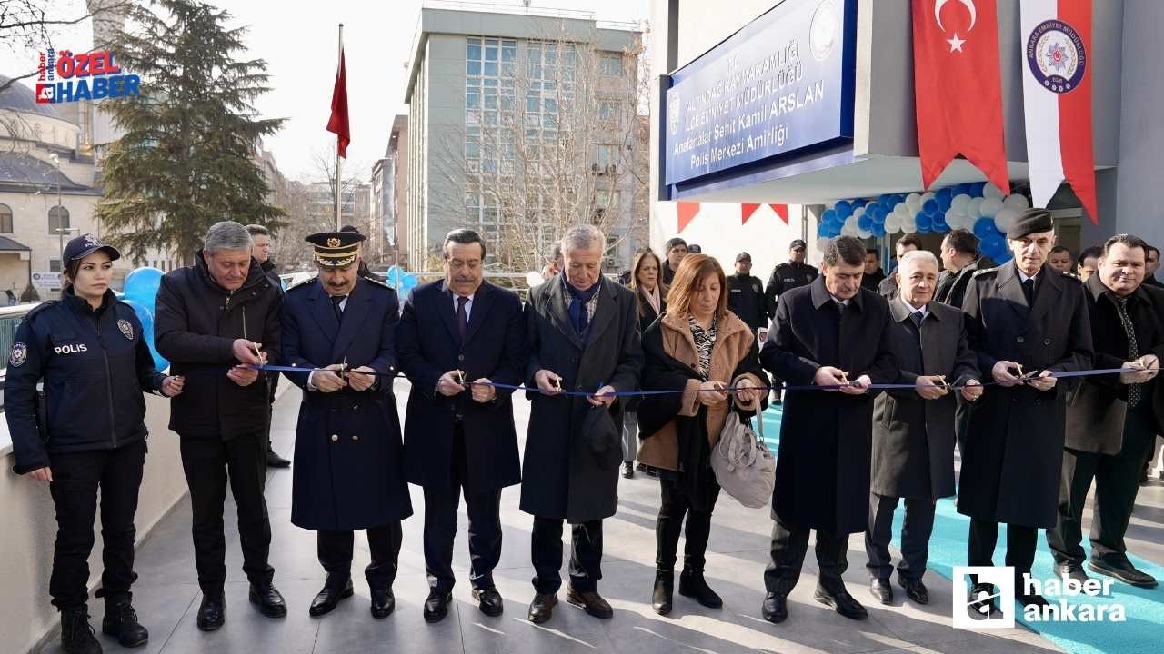 Ankara Emniyet Müdürlüğü'nün yeni yerleşkesi törenle hizmete girdi
