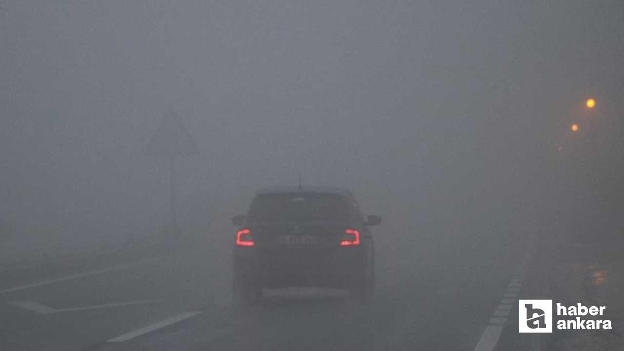 İstanbul-Ankara istikametinde sis etkili oldu