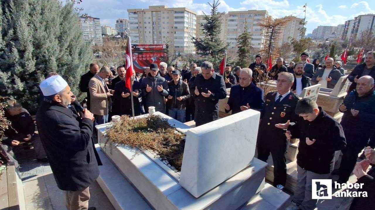 Ankaralı şehit Seçkin Çil şehadetinin yıl dönümünde dualarla anıldı