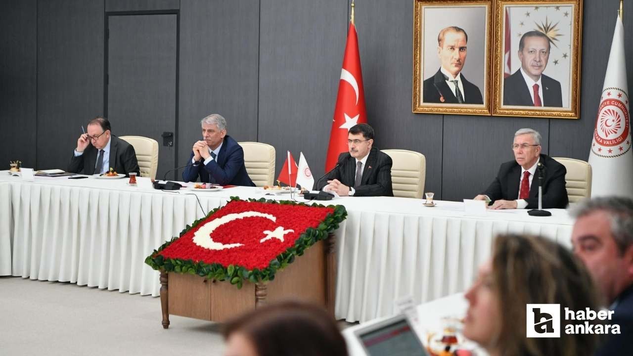 Ankara Valiliği'nde Ankara İl Tanıtma ve Geliştirme Kurul Toplantısı yapıldı